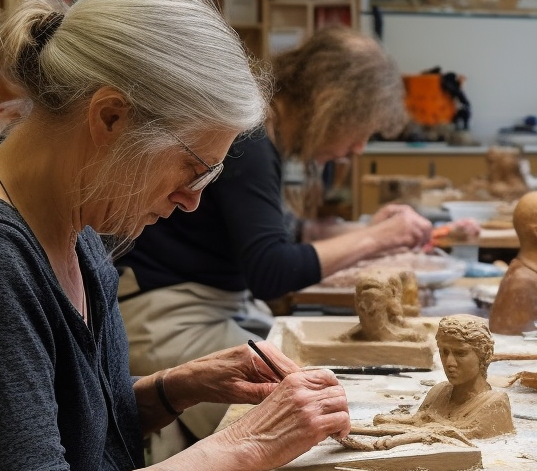 vrij atelier boetseren Jasper