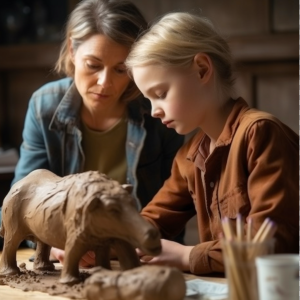 Ouder-kindworkshop: Dieren boetseren