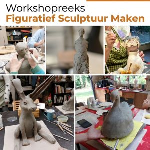 Figuratief sculptuur maken 5-delige reeks op donderdagavond  2026 (vrij atelier)